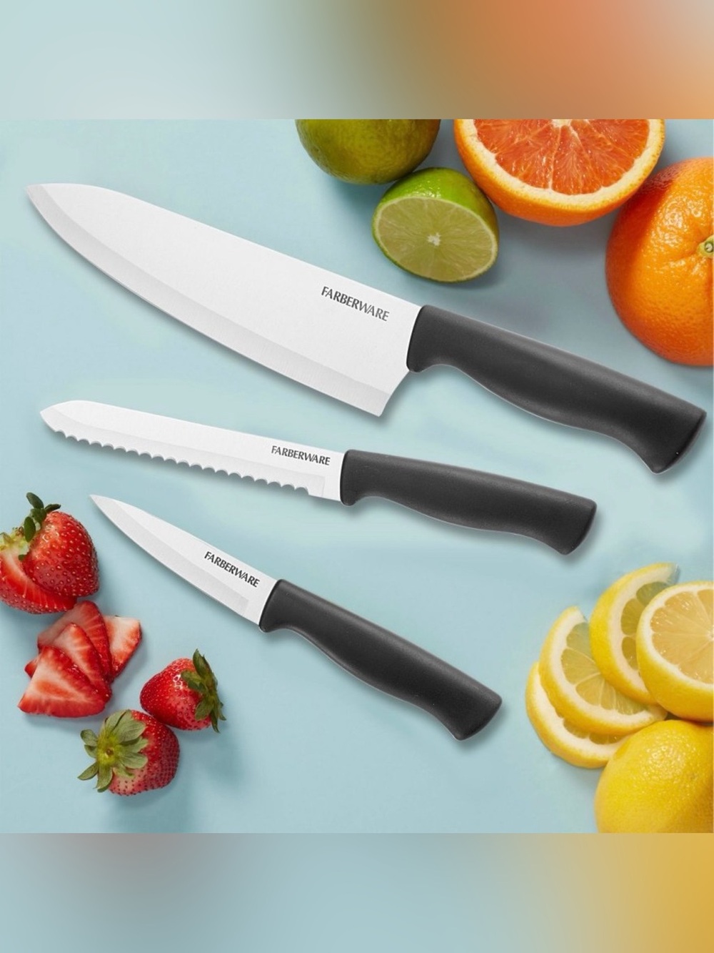 Farberware 3 Piece Kitchen Knife Set